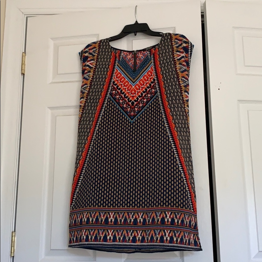 Colorful symmetrical print Dress